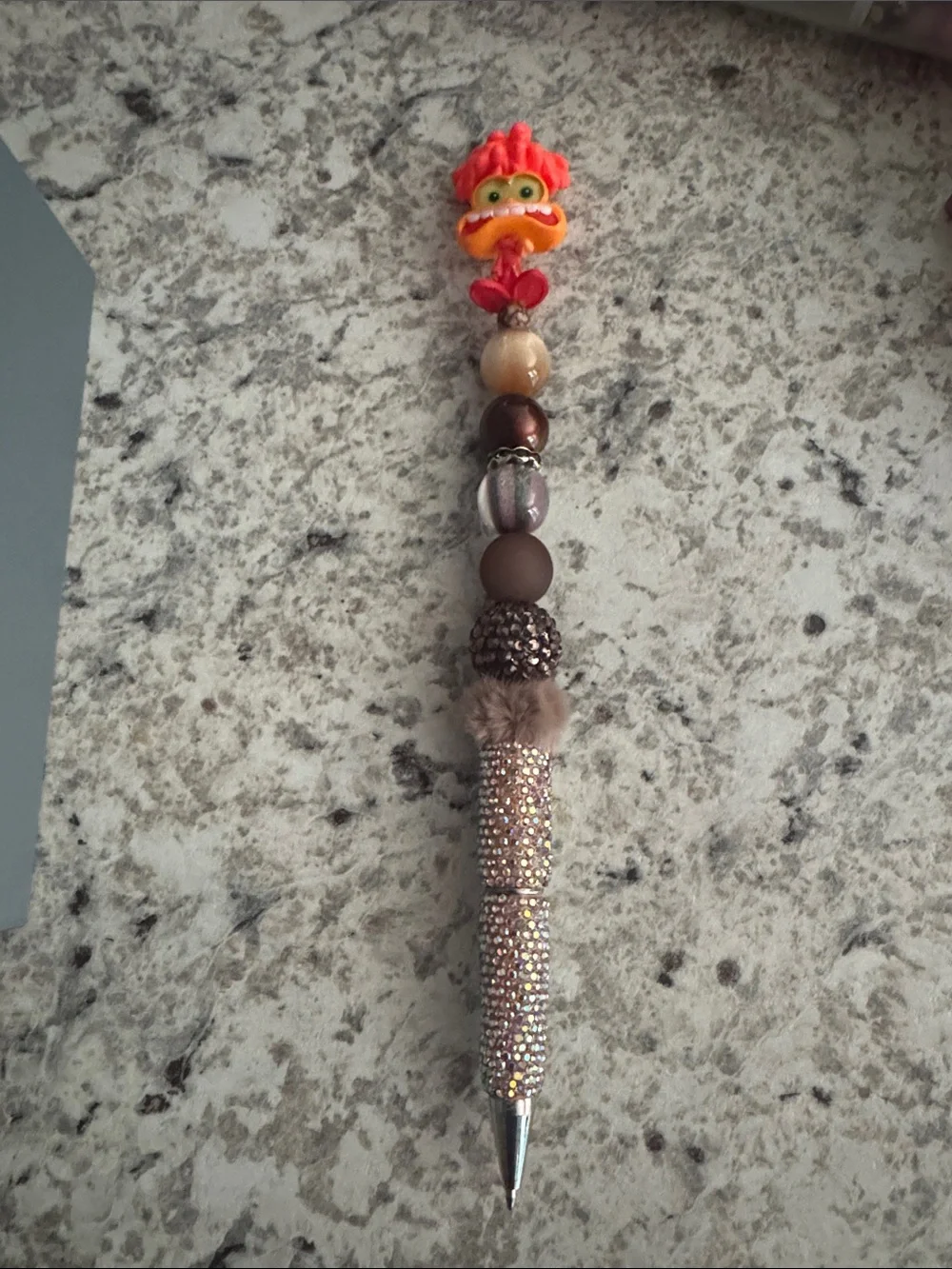 NWOT Disney Doorables Anxiety Beaded Pen Handmade by Me